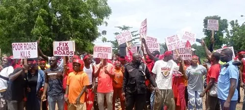 Nabdam youth petition government over deplorable road