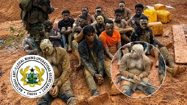 NAIMOS arrests 19 suspects over galamsey activities near police station