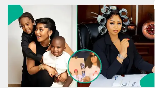 Regina Daniels shares heartfelt video showing how she celebrated sons’ birthday