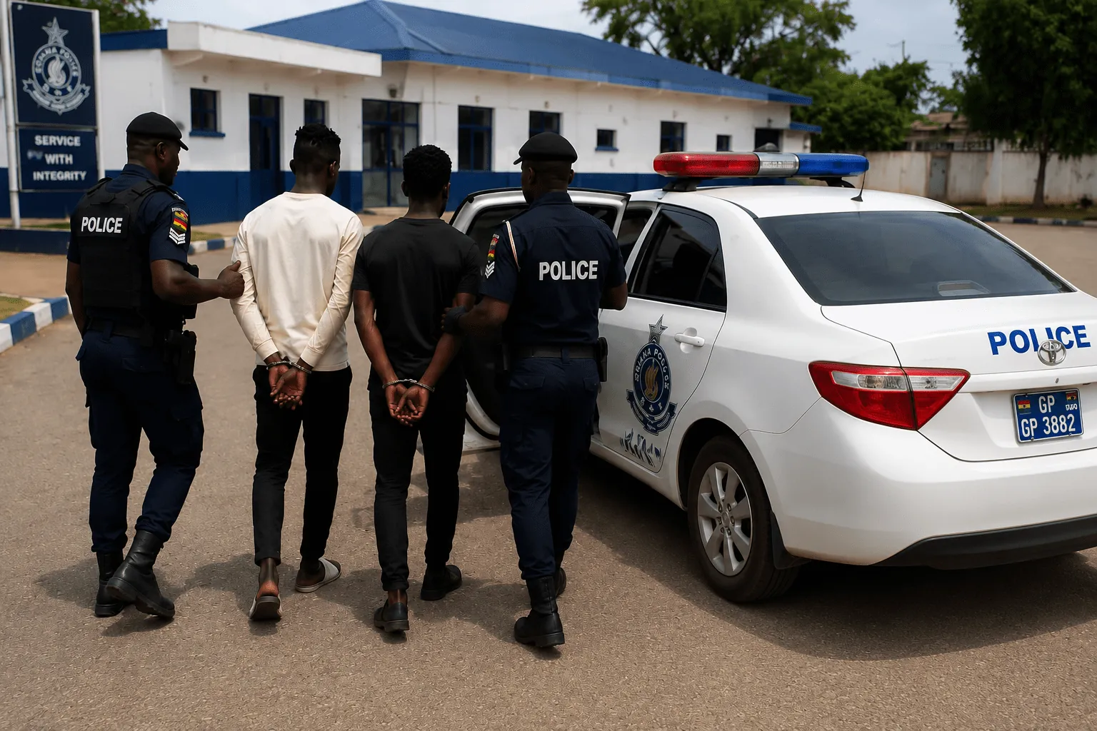 Ghana Police Arrest Two Nigerian Nationals Over Alleged Murder Linked to Internet Fraud Proceeds in Tamale