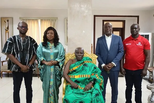 Telecel Ghana pays courtesy call on Okyenhene at 2026 Ohum Festival