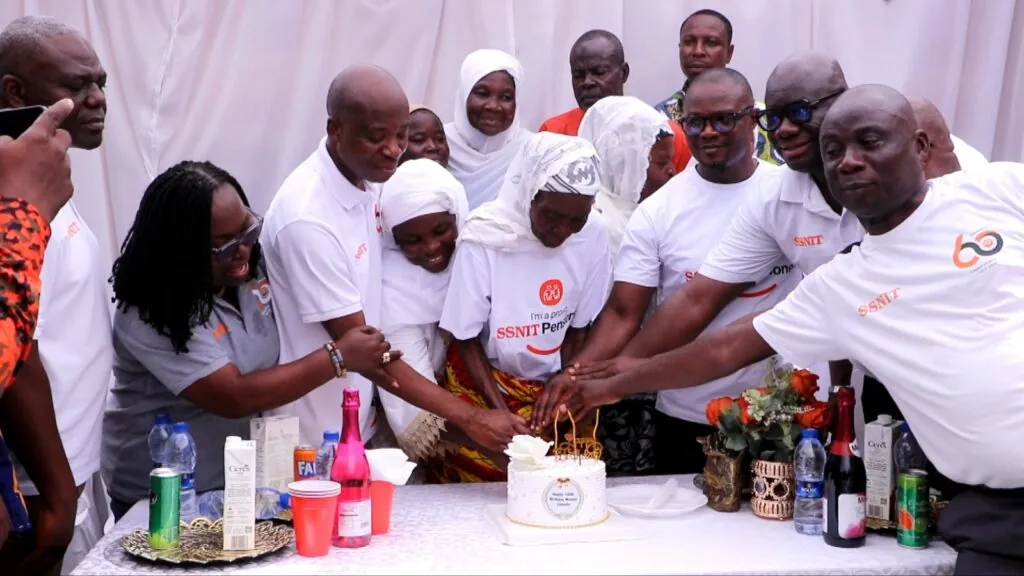 SSNIT honours Ghana’s oldest female pensioner in Wa, unveils telehealth benefits