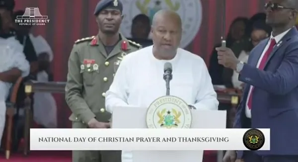 President Mahama urges unity at National Prayers and Thanksgiving despite floods