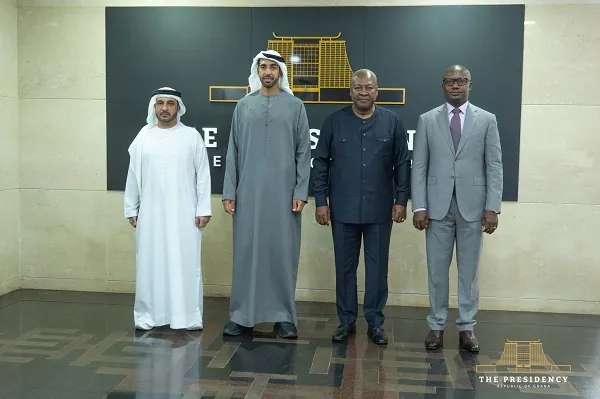 President Mahama holds high-level talks with UAE delegation on strategic investments