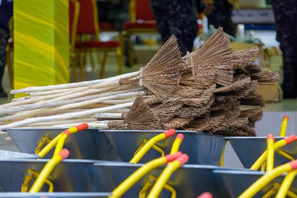 Ministry of Education staff participate in national flood aftermath clean-up exercise