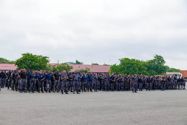 PHOTOS: Police mobilises officers for national clean-up exercise
