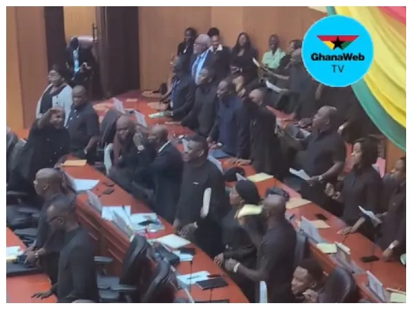 How Parliament erupted in rival chants after Ato Forson’s Mid-Year Budget Review
