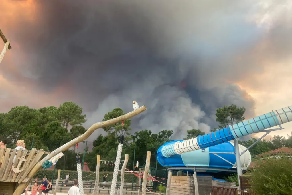 Fleeing a wall of flames: Tourists describe France wildfires escape
