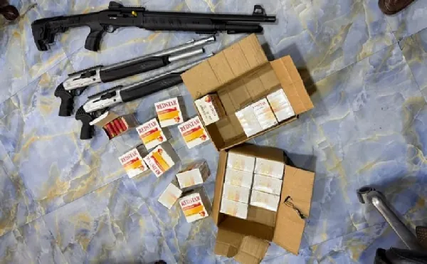 Police arrest 4, seize firearms and suspected narcotics in Mankranso