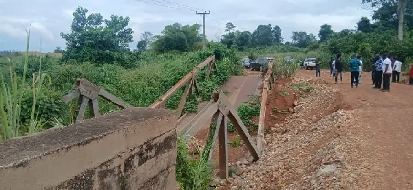 Collapsed Achiase-Anumso bridge cripples transport, trade and healthcare access