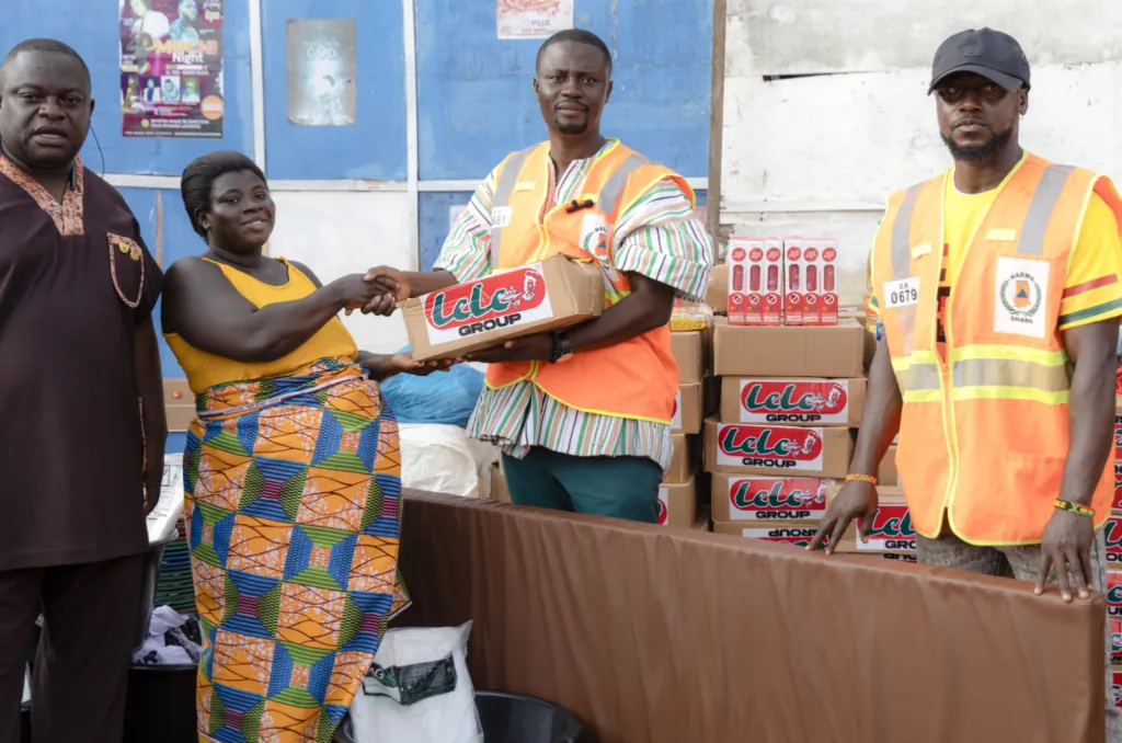 Lele Group donates 1,000 relief packages to flood victims in Tema West