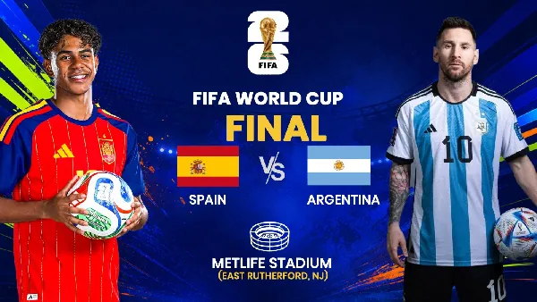 LIVESTREAMED: Spain vs Argentina (2026 World Cup Final)