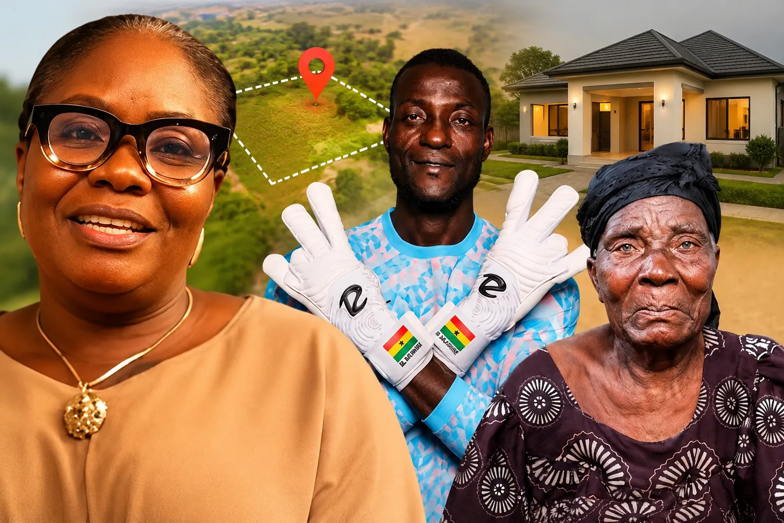 Female Estate Developer Reportedly Pledges Land for Benjamin Asare to Build Home for Grandmother