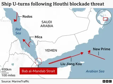 Houthi attacks raise fears of wider Middle East conflict and more global economic damage