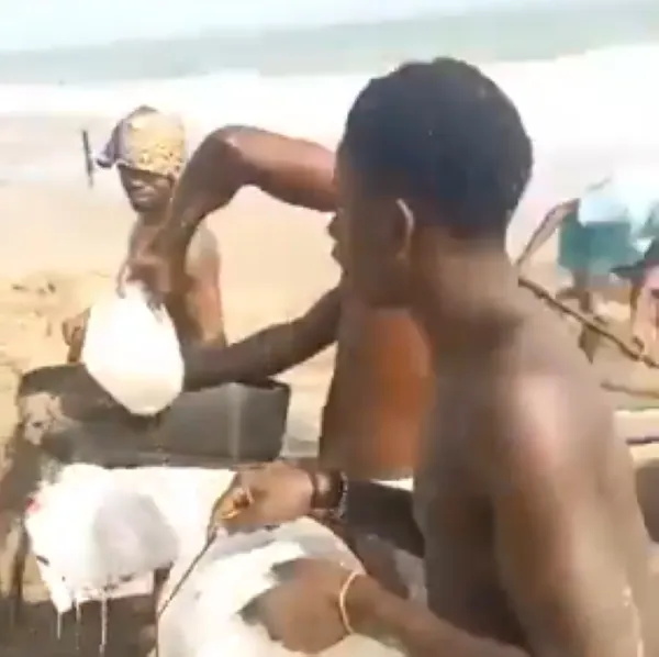 Outrage on social media over video showing 'galamsey' activity on beach