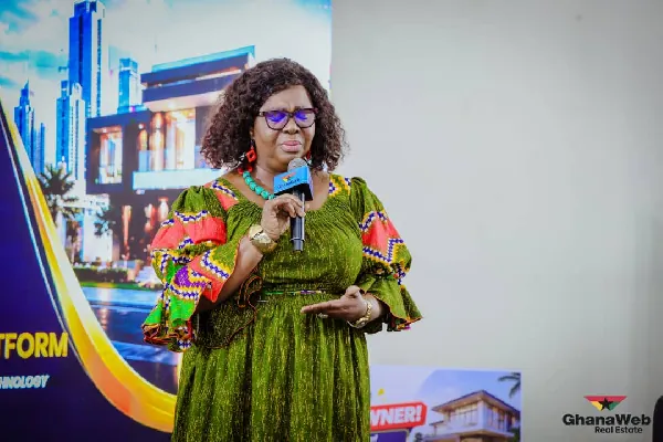 Rev Dr Nanayaa Prempeh speaks highly of GhanaWeb's Real Estate platform