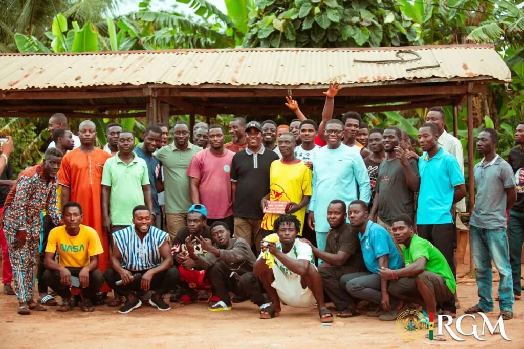 Richard Gyan Mensah engages drivers, Okada riders on road safety in Gomoa West