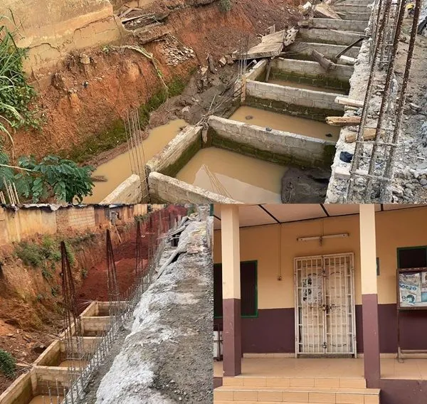 Residents alarmed over exposed pits at project site near basic school in Bompata