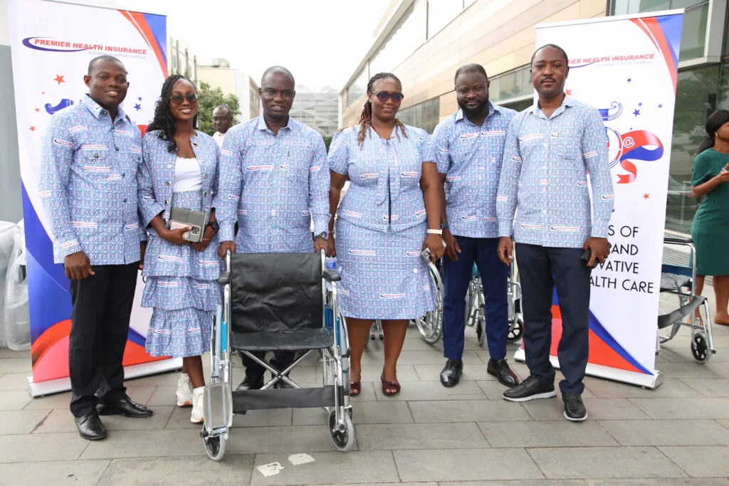 Premier Health Insurance donates wheelchairs to Greater Accra Regional Hospital