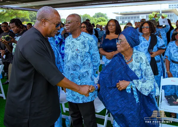 PHOTOS: President Mahama leads tributes at funeral of Ambassador Victor Gbeho