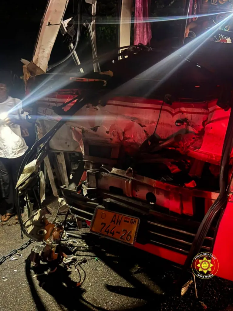 One dead, four injured after VIP bus crashes into faulty truck on Accra–Kumasi Highway