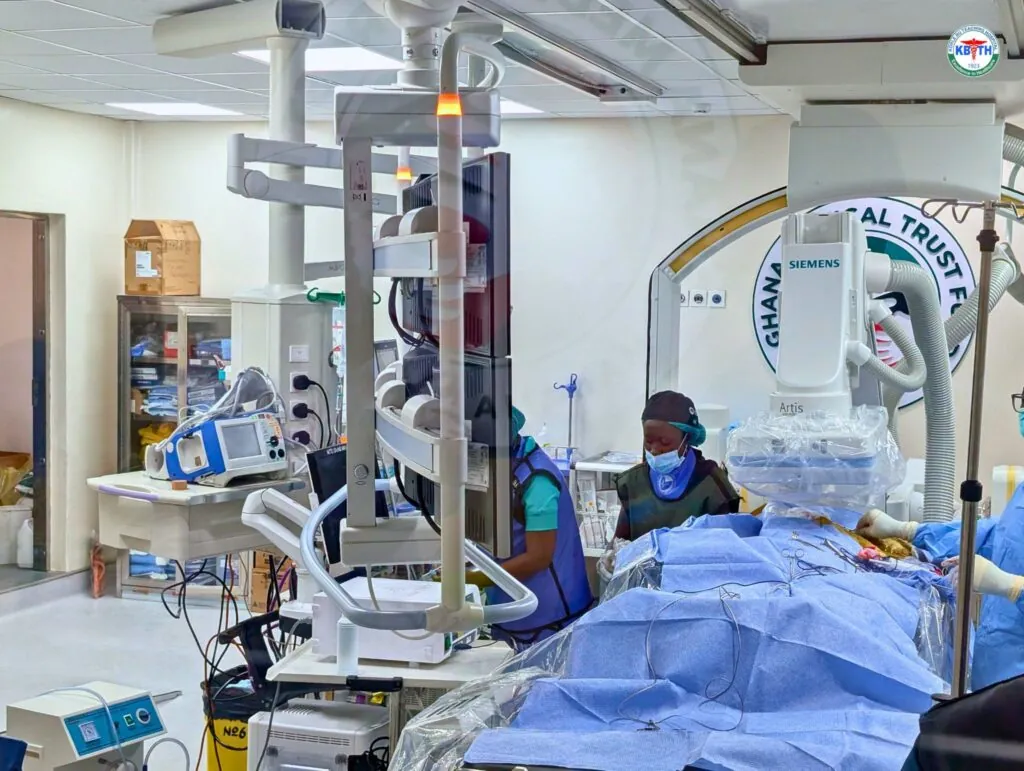 Four patients undergo first procedures at Korle Bu’s new Cardiac Cath Lab