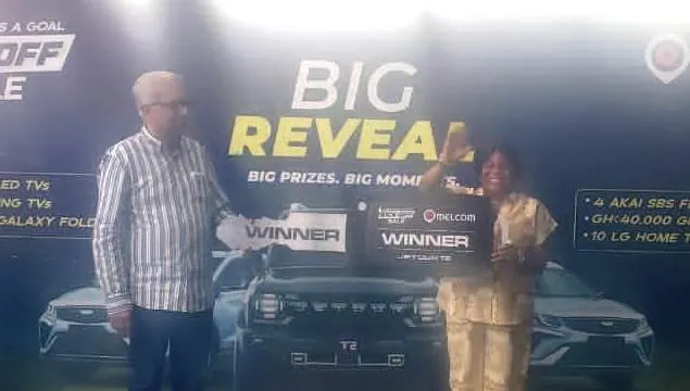 Trader wins car in Melcom promo draw