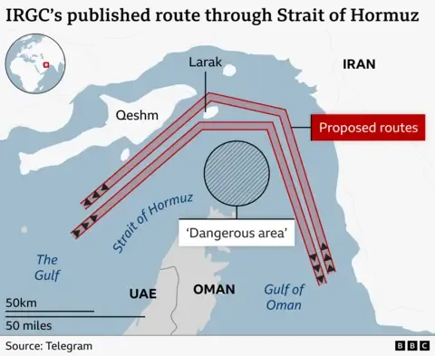 US insists Strait of Hormuz is open as it exchanges strikes with Iran