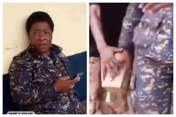Watch as policewoman loses cool, kicks man's phone for recording her
