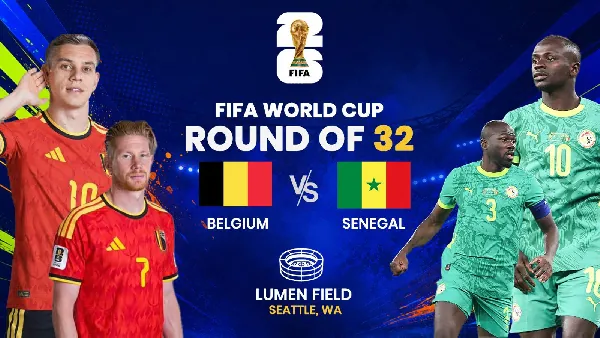 LIVESTREAMING: Belgium vs Senegal (2026 FIFA World Cup)