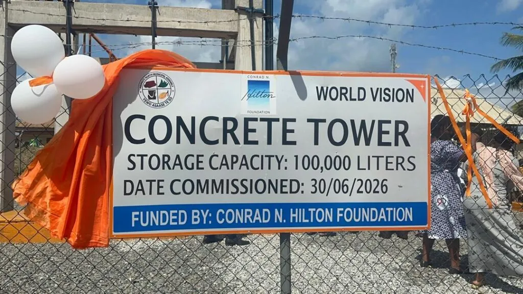 World Vision, Hilton Foundation commission water system for 7,000 residents to end water crisis