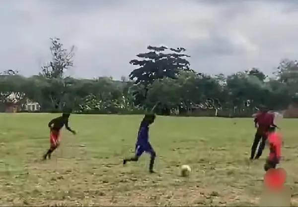 Blind students of Bechem School amaze fans with impressive football skills