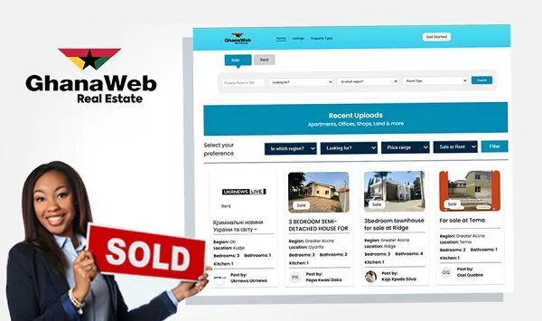 Find your dream property with GhanaWeb Real Estate platform