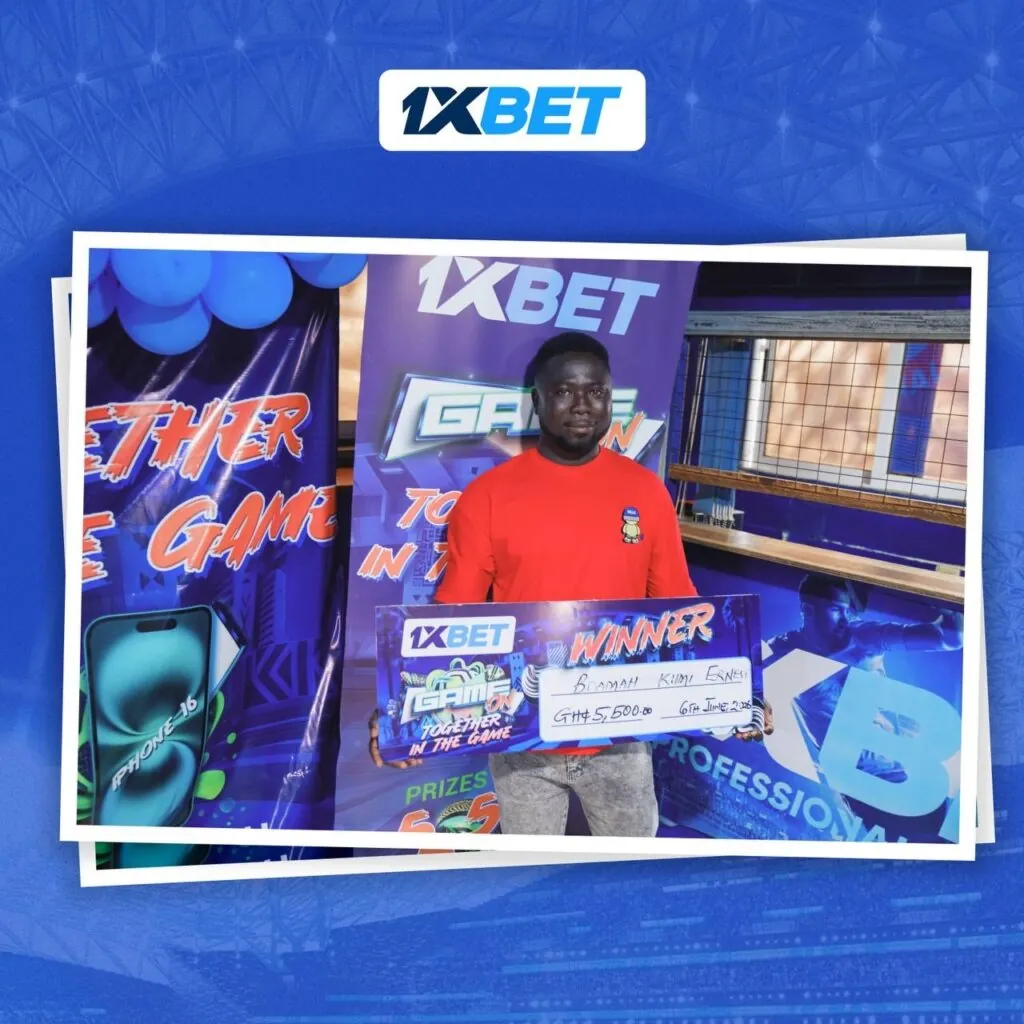1xBet wraps up Game On Promo in Ghana, winners received iPhone 16 and cash prizes