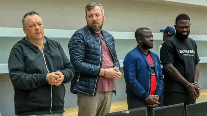 2 Russians handed down jail terms for terrorism, spying in Angola