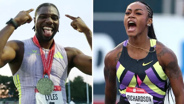 Noah Lyles wins 100m in world-leading 9.79 seconds