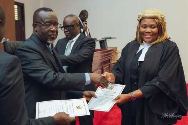 Lawyer Naa Amerley Bortei-Doku sworn in as Notary Public by Supreme Court