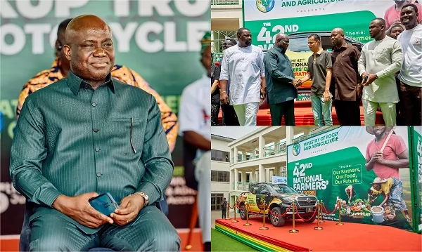 42nd National Farmers' Day: MoFA receives pickup, 20 motorcycles