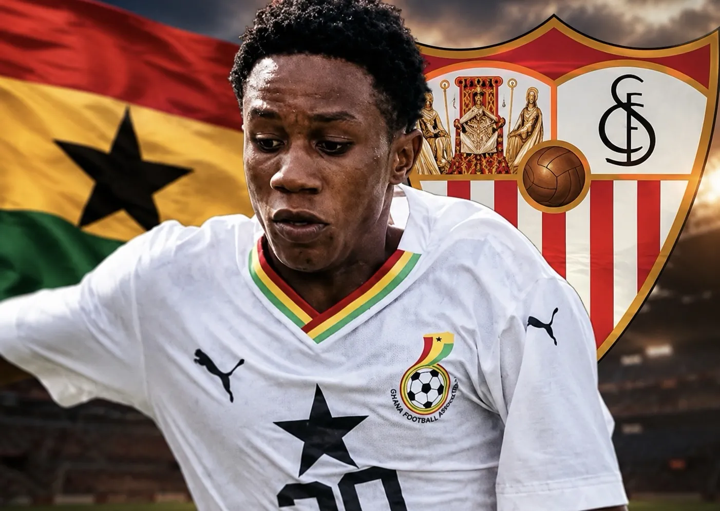 History Beckons As 18-Year-Old Ghanaian Emmanuel Abrokwa Agrees Sevilla Move Until 2029