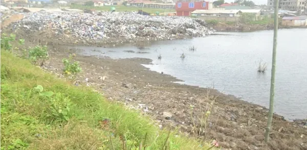 Sakumono lagoon under siege: Indiscriminate dumping turns wetland into landfill
