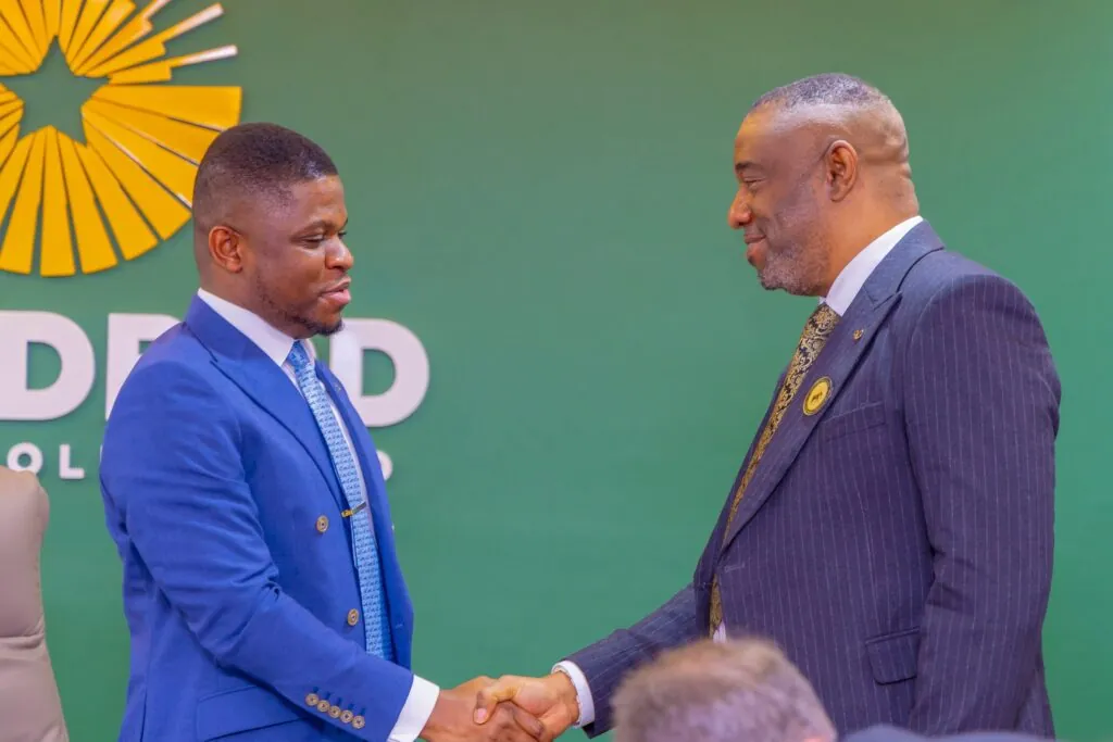 Ga Mantse pays courtesy call on GoldBod CEO Sammy Gyamfi
