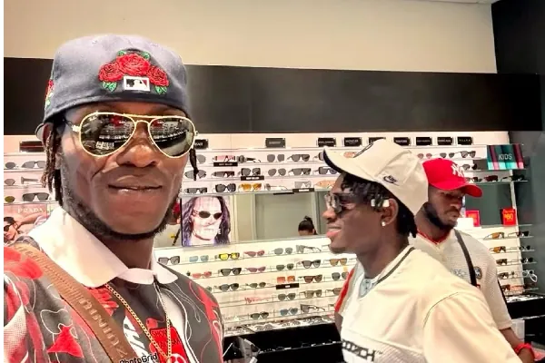 Benjamin Asare goes on shopping spree with Black Stars teammates