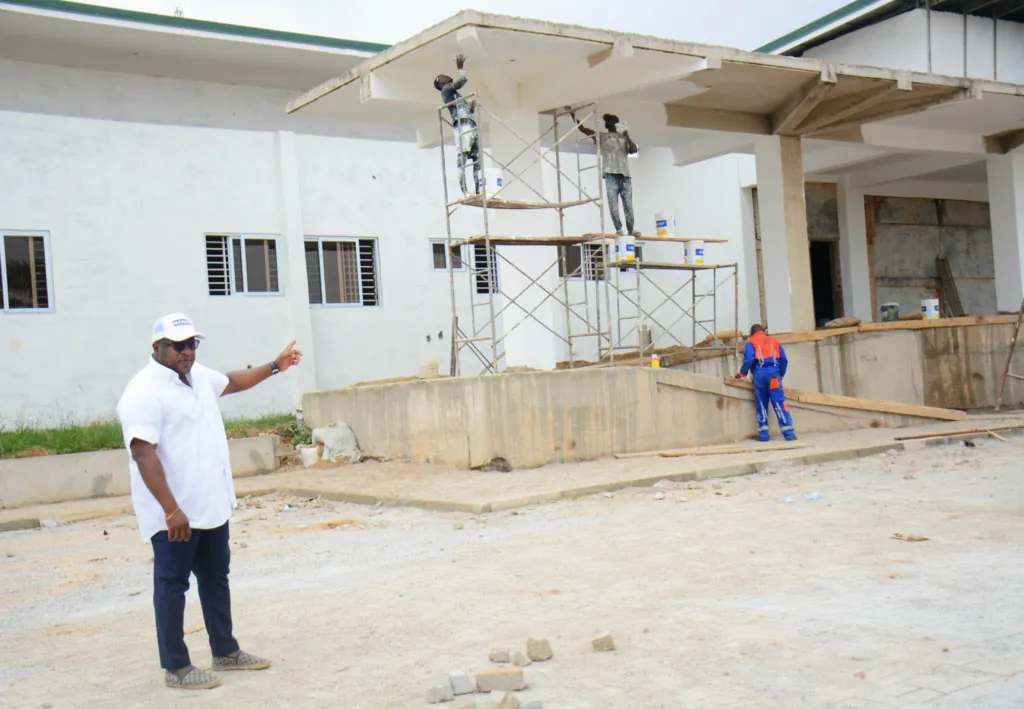 Tafo Government Hospital children’s ward 85% complete ahead of my 45th birthday – Nana B