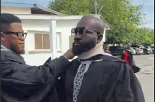 WATCH: Okatakyie Afrifa defies physical challenges to graduate at GIMPA