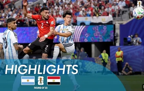 Watch highlights of Argentina’s comeback win over Egypt