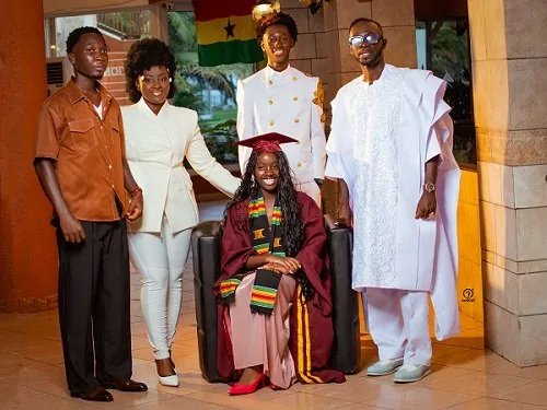 Okyeame Kwame thanks Galaxy International School for co-parenting with his family to raise daughter