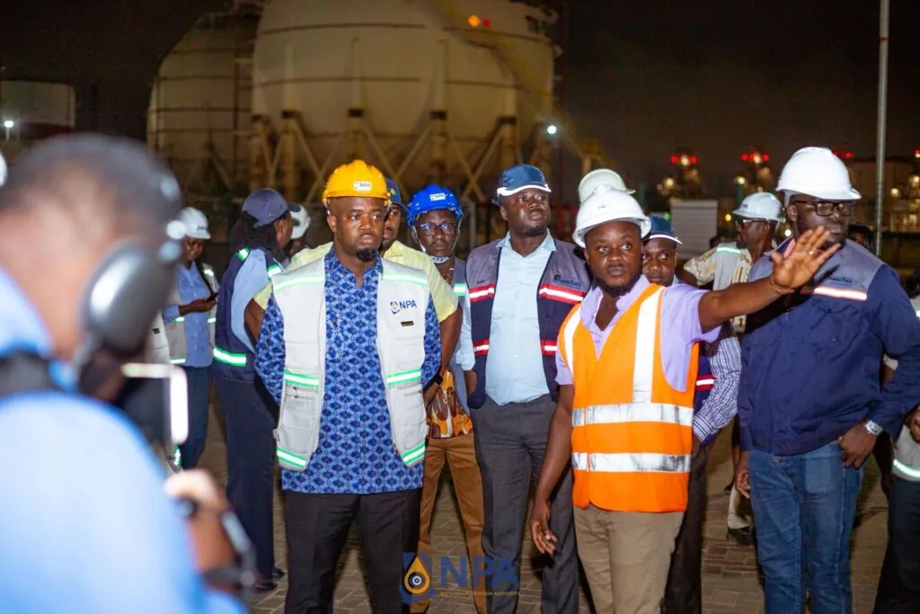 NPA CEO monitors 24-hour economy pilot at Tema petroleum depots