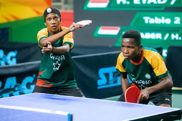 Ghana's Aklie and Borteye win gold at ITTF Africa Youth Championships