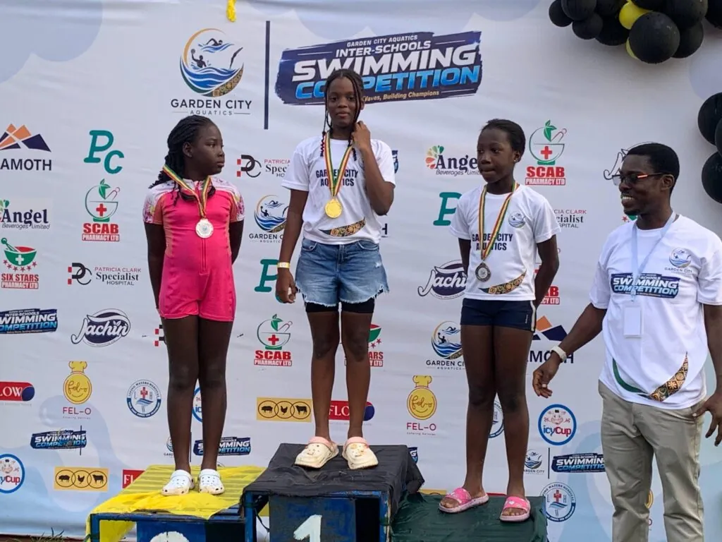 Garden City Aquatics discover new swimming talents in maiden school competition at KNUST