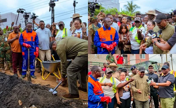 President Mahama joins day 2 of National Clean-Up Exercise at Alajo